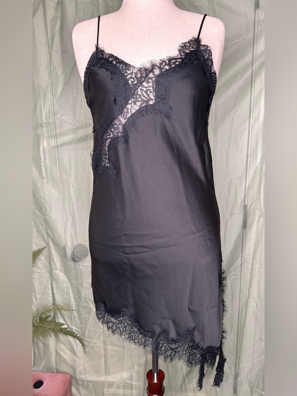 Zara ZW Collection Asymmetric Lace Dress - Picture 2 of 6